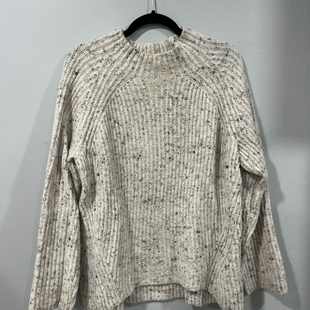 Madewell Speckled Knit Women's Sweater - Cream